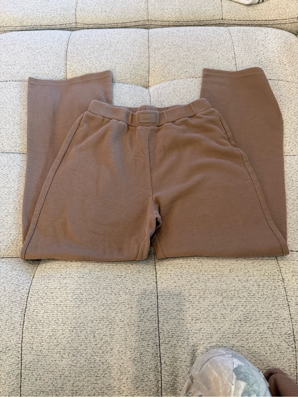 Comfrt Wafgle Knit Set In Brown Truffle Sz Small - Picture 3 of 7